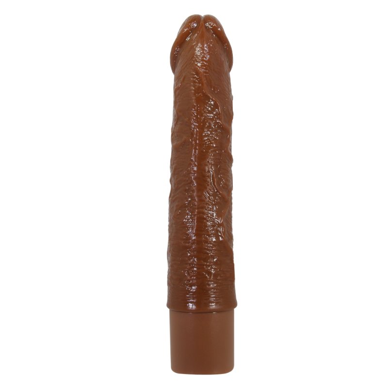Реалістичний вібратор - Pretty Love Leander Realistic Vibrating Dildo Brown