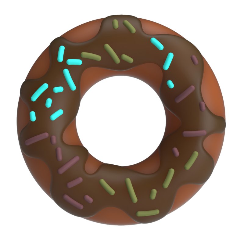 Ерекційне кільце - Pretty Love Choco Super Donut Silicone Cock Ring