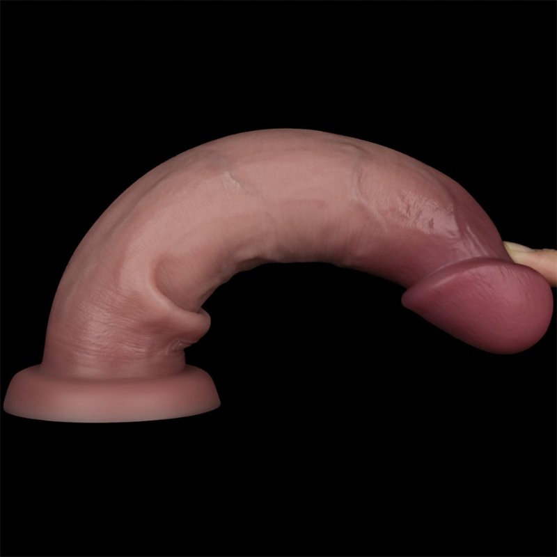 Фалоімітатор - Sliding Skin Pro II Dual Layer Silicone Dong 9" Flesh