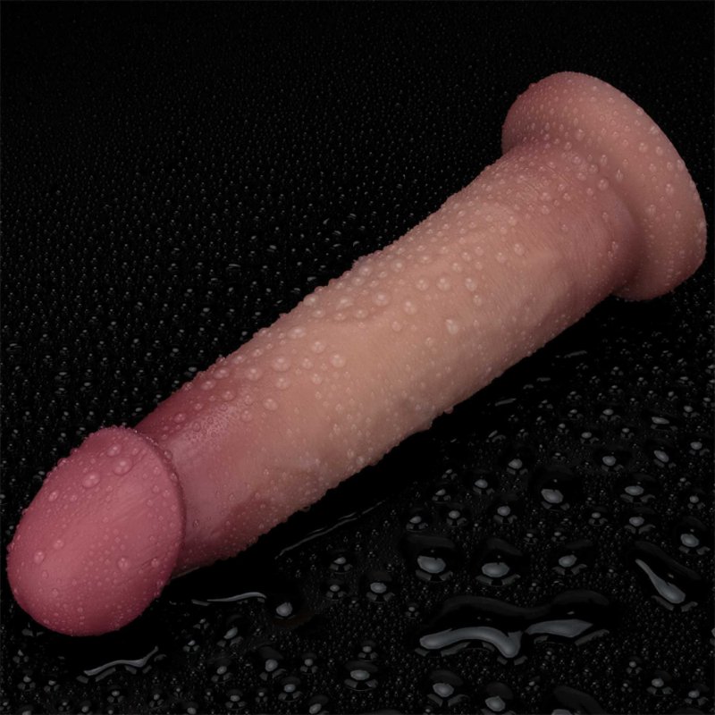 Фалоімітатор - Sliding Skin Pro II Dual Layer Silicone Dong 9" Flesh