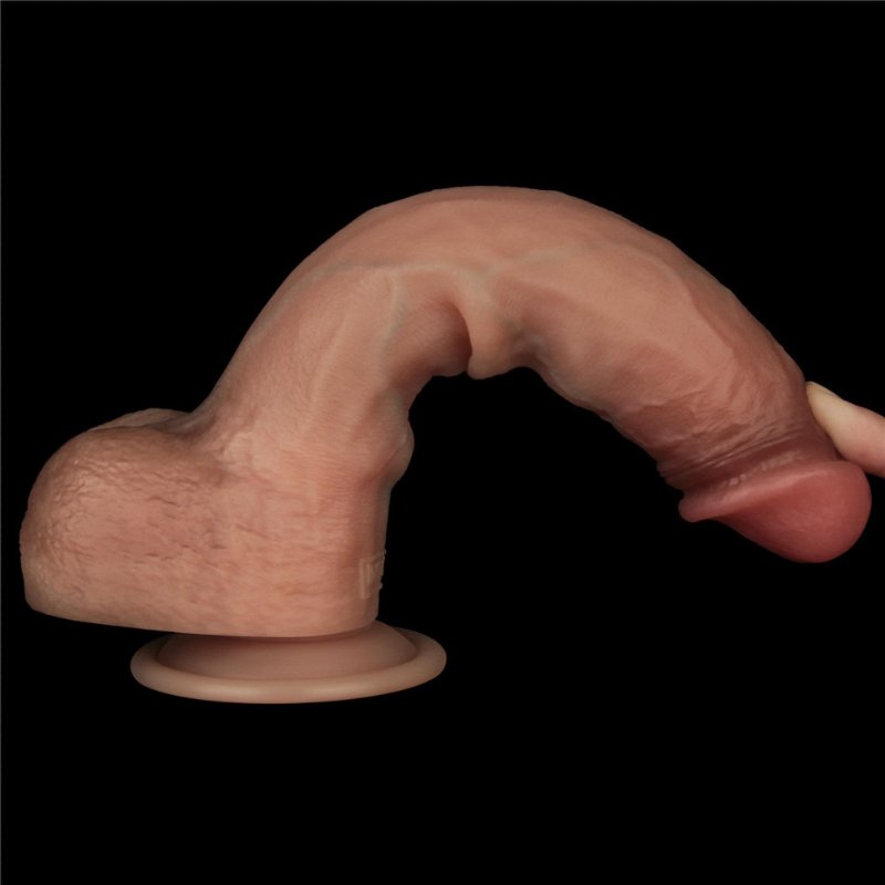 Фалоімітатор - Sliding Skin Pro Dual Layer Silicone Dong 9" Flesh