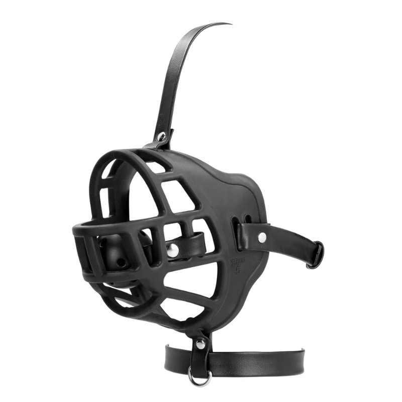 Маска-намордник з кляпом - Ouch! Xtreme Muzzle with Removable Ball Gag