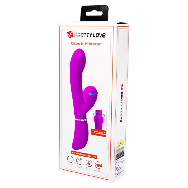 Вібратор - Pretty Love Clitoris Vibrator Purple