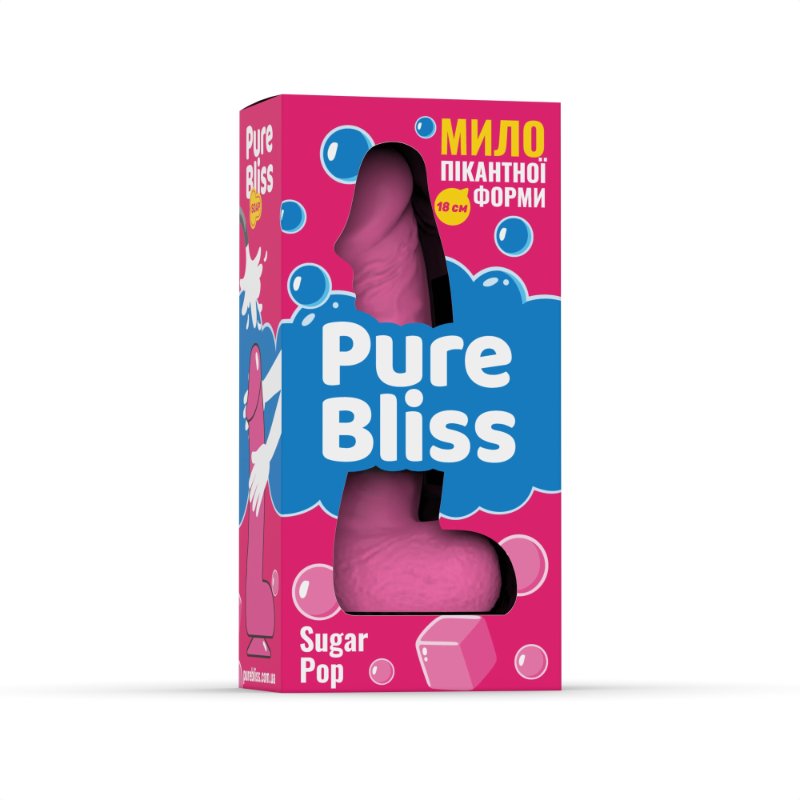 Мило член Pure Bliss Sugar Pop Pink, 18 см