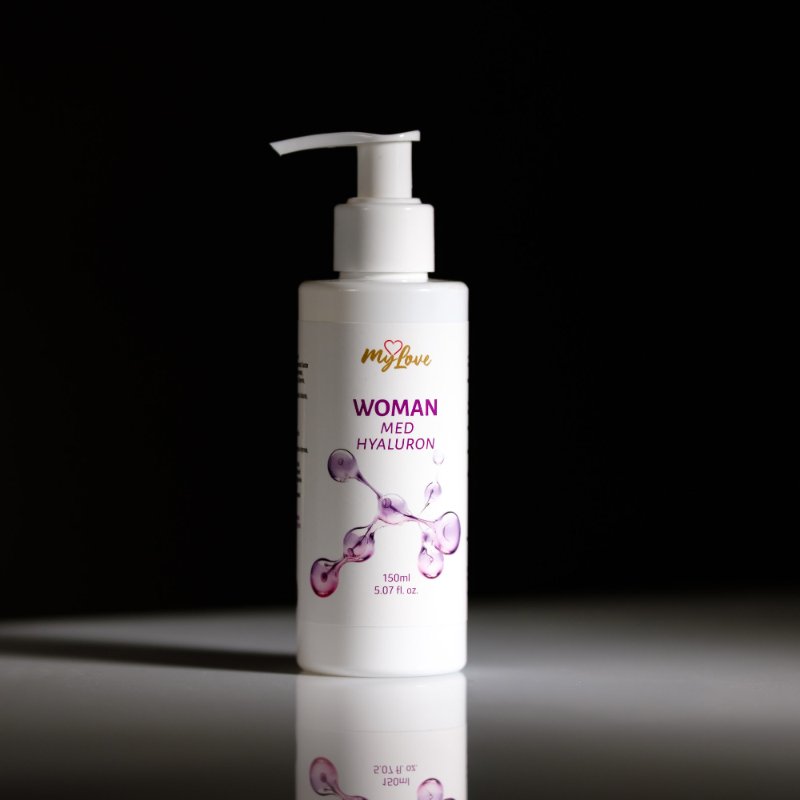 Інтимний зволожуючий гель-лубрикант для жінок - MyLove Woman Med Hyaluron, 150 мл