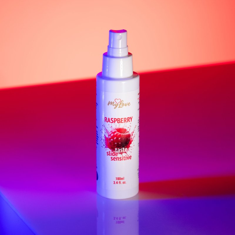 Інтимний гель-лубрикант - MyLove Taste-Slide Sensitive Raspberry, 100 мл