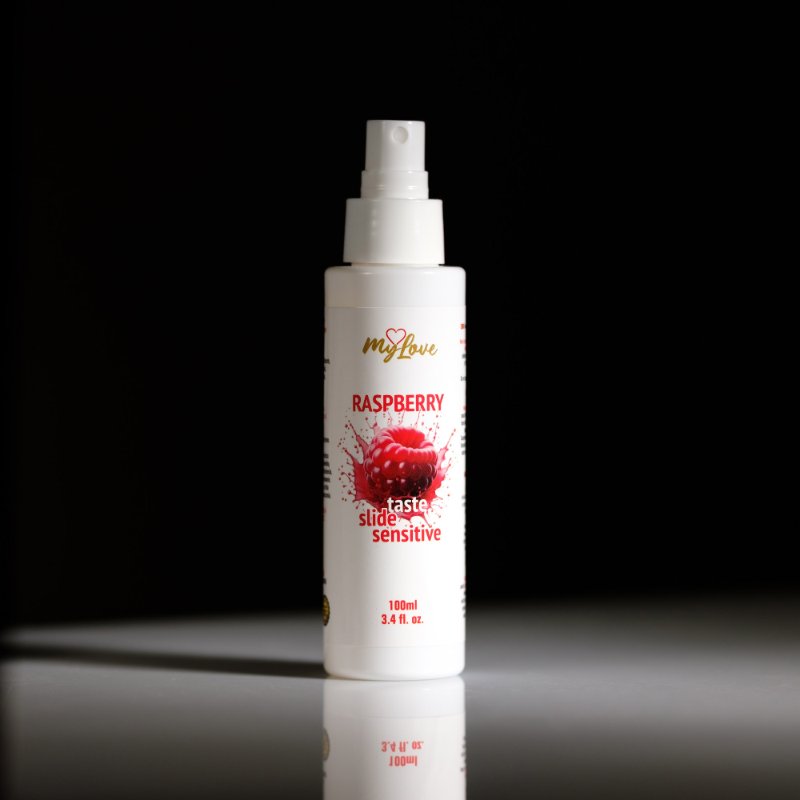 Інтимний гель-лубрикант - MyLove Taste-Slide Sensitive Raspberry, 100 мл