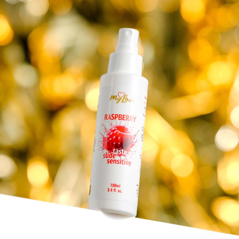 Інтимний гель-лубрикант - MyLove Taste-Slide Sensitive Raspberry, 100 мл