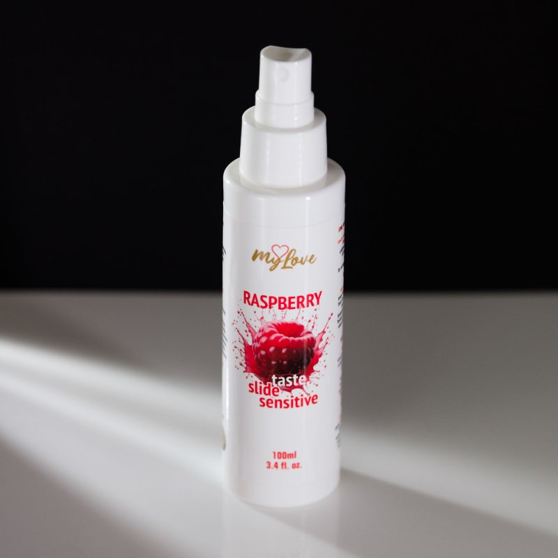 Інтимний гель-лубрикант - MyLove Taste-Slide Sensitive Raspberry, 100 мл