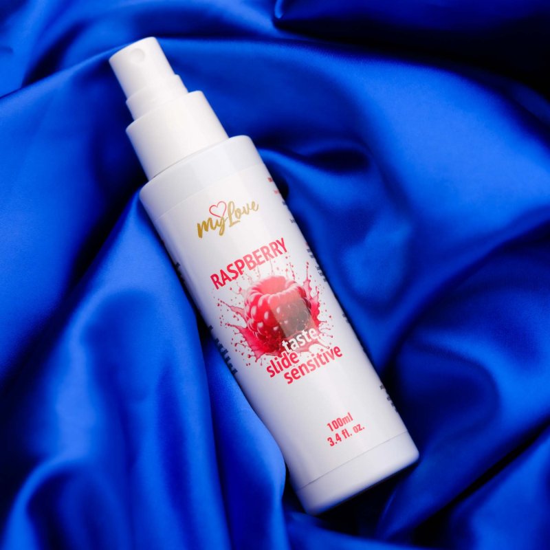 Інтимний гель-лубрикант - MyLove Taste-Slide Sensitive Raspberry, 100 мл