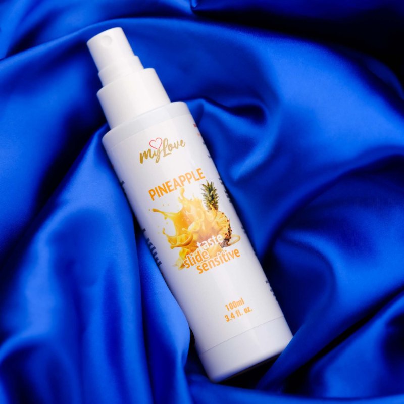 Інтимний гель-лубрикант - MyLove Taste Slide Sensitive Pineapple, 100 мл