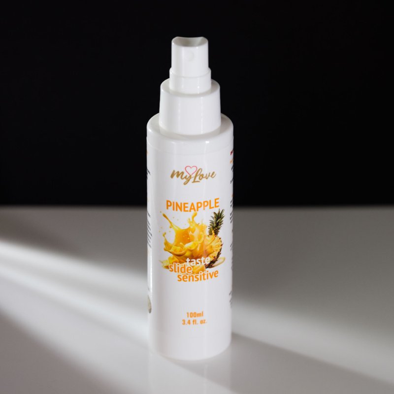 Інтимний гель-лубрикант - MyLove Taste Slide Sensitive Pineapple, 100 мл