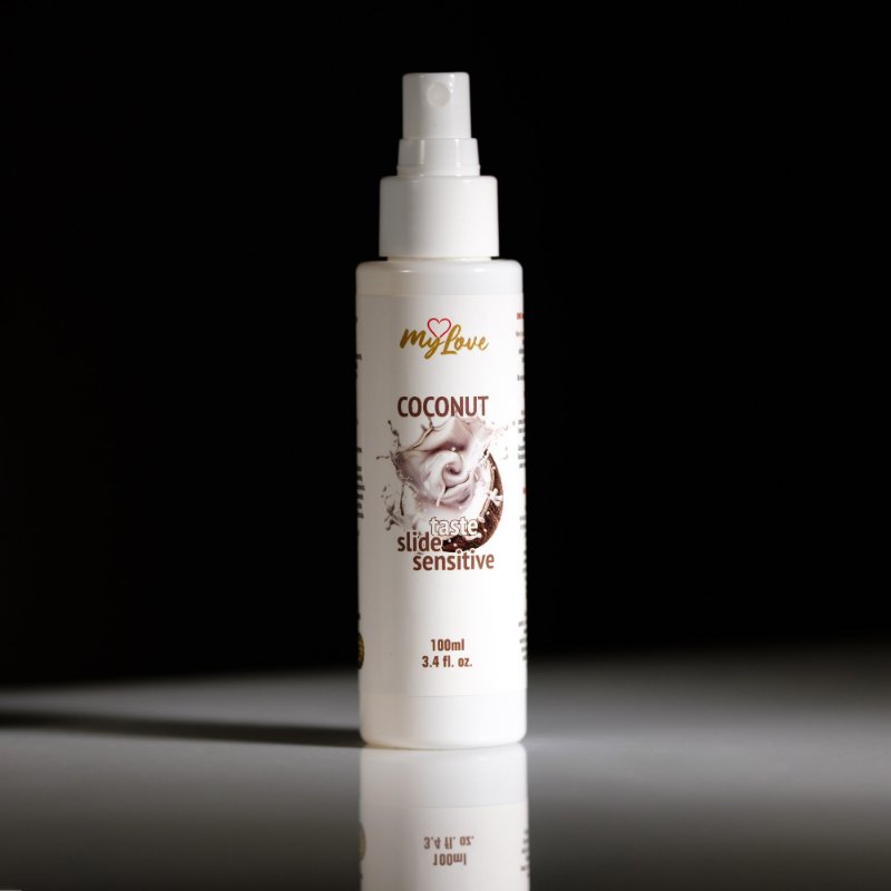 Інтимний гель-лубрикант - MyLove Taste Slide Sensitive Coconut, 100 мл