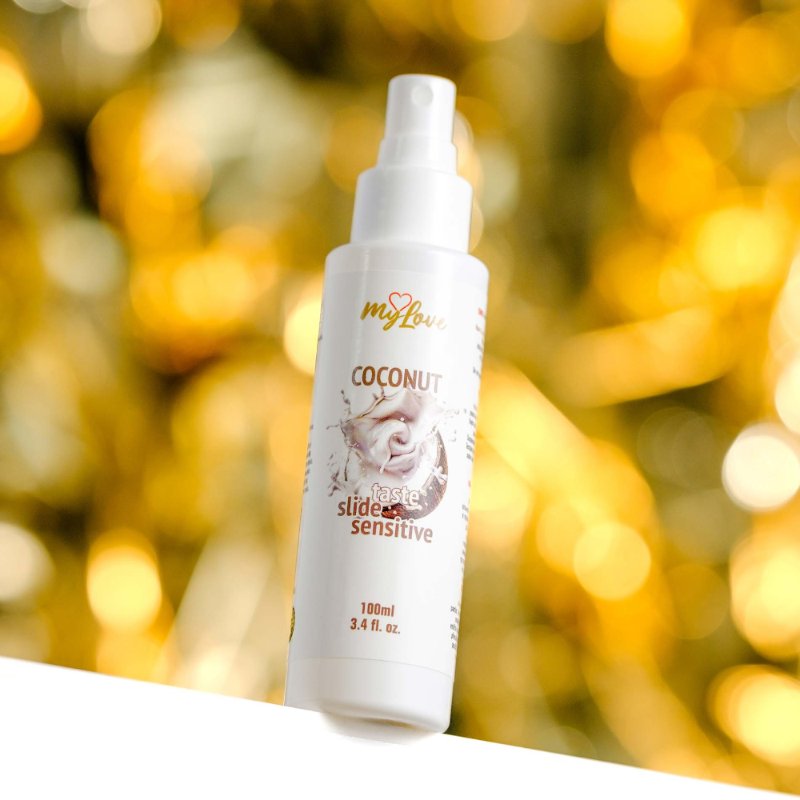 Інтимний гель-лубрикант - MyLove Taste Slide Sensitive Coconut, 100 мл