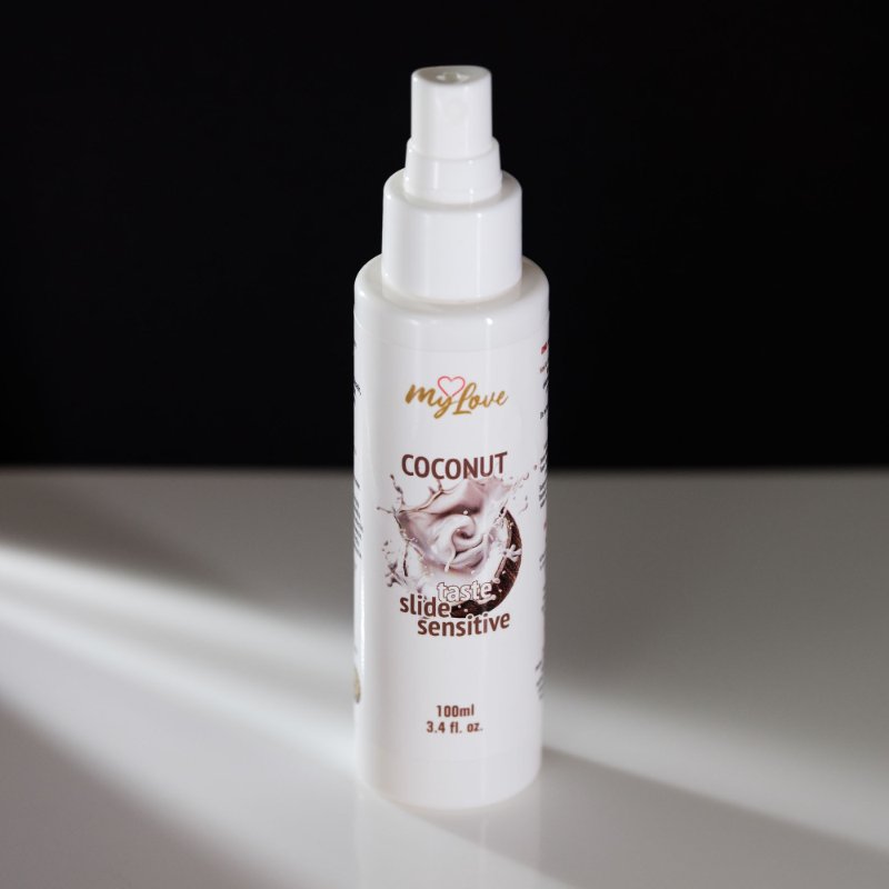 Інтимний гель-лубрикант - MyLove Taste Slide Sensitive Coconut, 100 мл