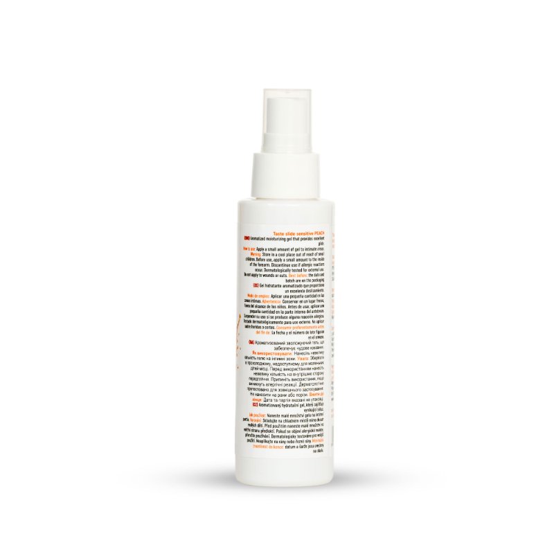 Інтимний гель-лубрикант - MyLove Taste Slide Sensitive Peach, 100 мл