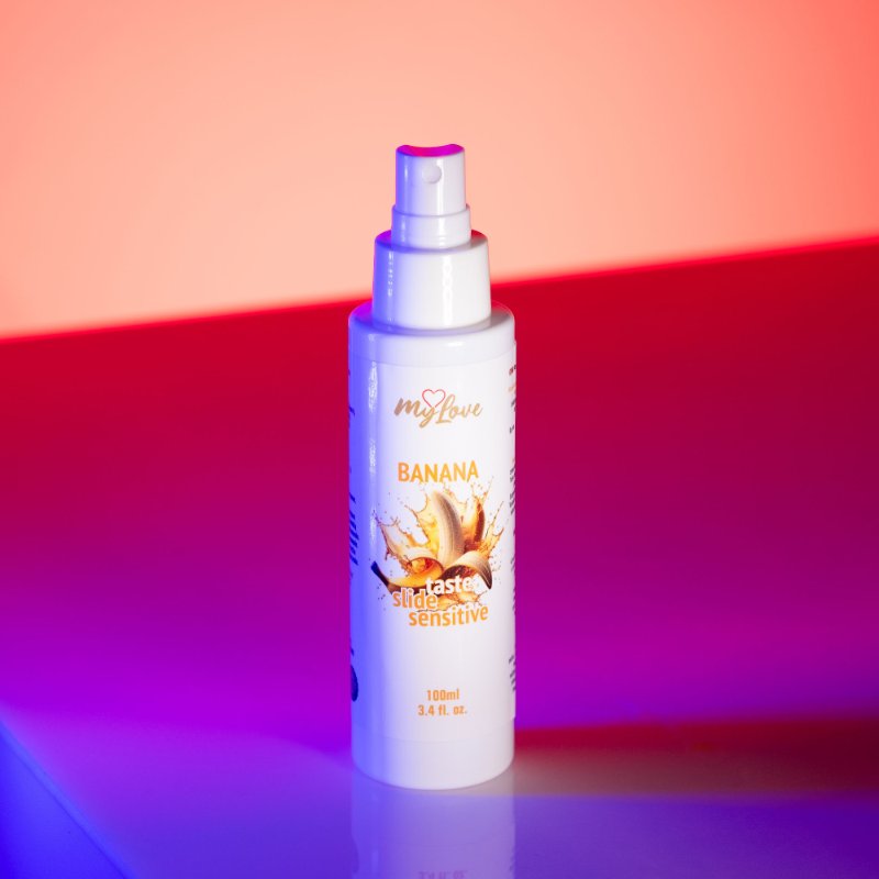 Інтимний гель-лубрикант - MyLove Taste Slide Sensitive Banana, 100 мл