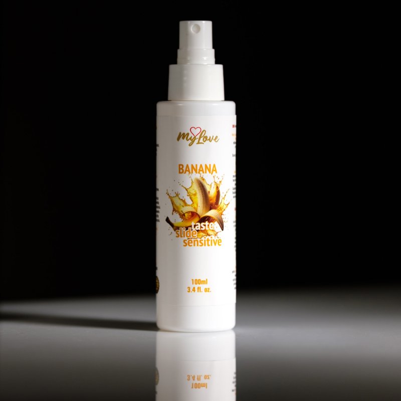 Інтимний гель-лубрикант - MyLove Taste Slide Sensitive Banana, 100 мл
