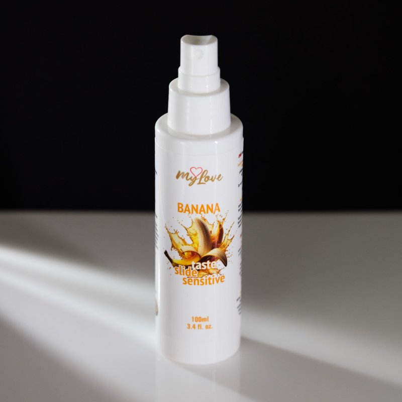 Інтимний гель-лубрикант - MyLove Taste Slide Sensitive Banana, 100 мл