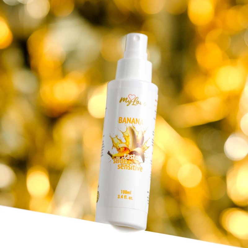 Інтимний гель-лубрикант - MyLove Taste Slide Sensitive Banana, 100 мл