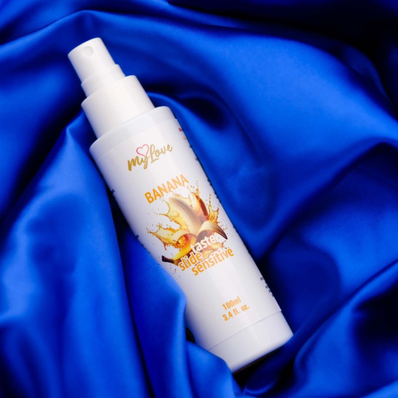 Інтимний гель-лубрикант - MyLove Taste Slide Sensitive Banana, 100 мл