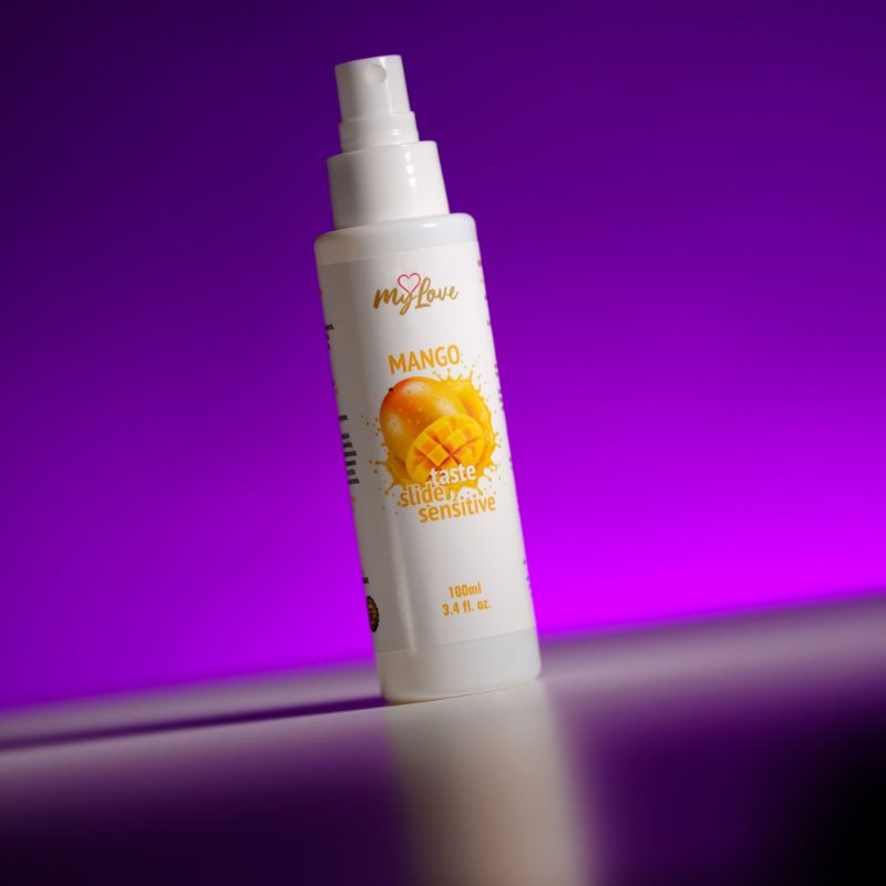 Інтимний гель-лубрикант - MyLove Taste Slide Sensitive Mango, 100 мл