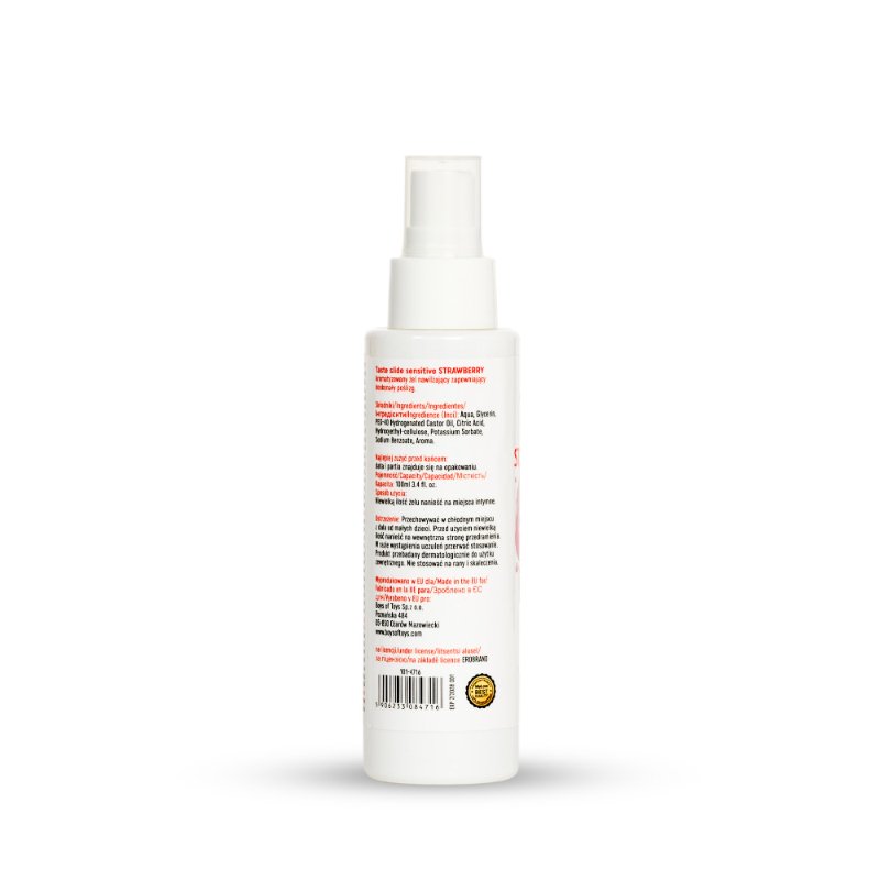Інтимний гель-лубрикант - MyLove Taste Slide Sensitive Strawberry, 100 мл