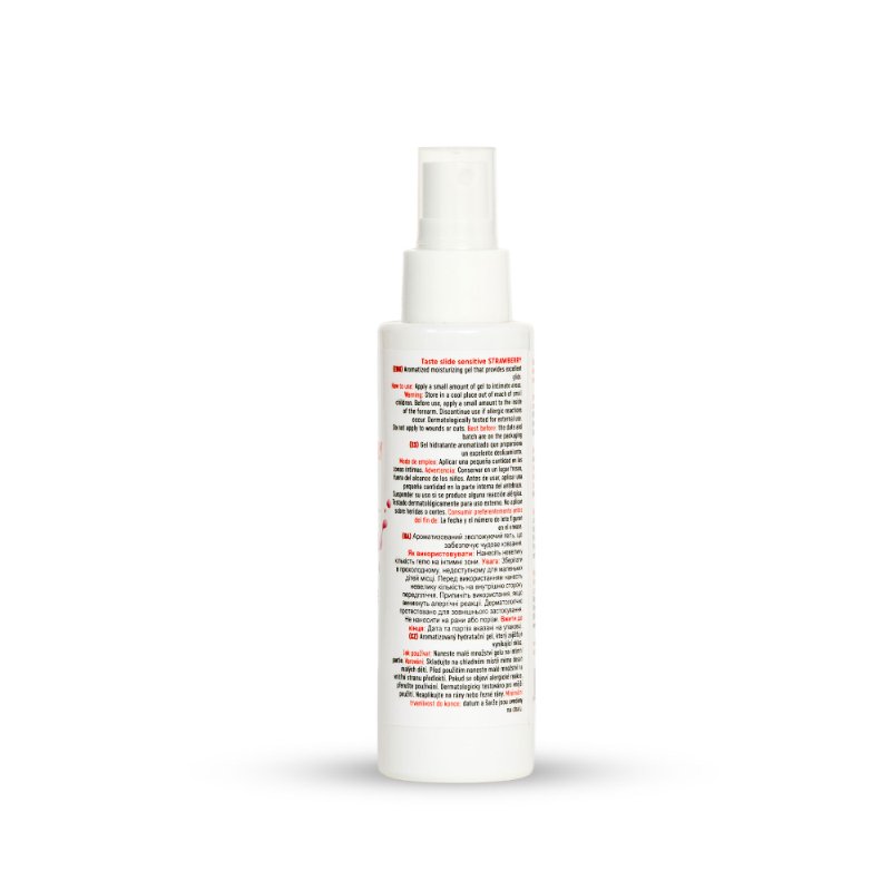 Інтимний гель-лубрикант - MyLove Taste Slide Sensitive Strawberry, 100 мл