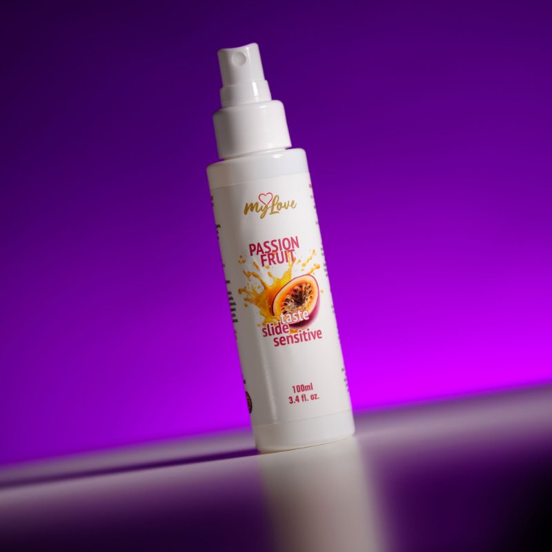 Інтимний гель-лубрикант - MyLove Taste Slide Sensitive Passion Fruit, 100 мл