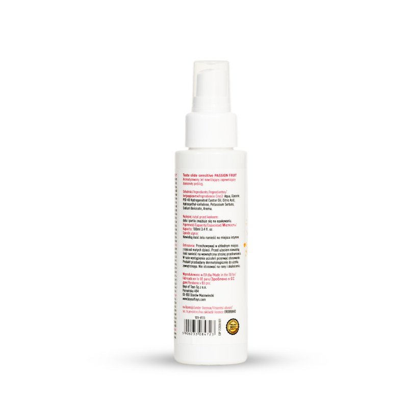 Інтимний гель-лубрикант - MyLove Taste Slide Sensitive Passion Fruit, 100 мл