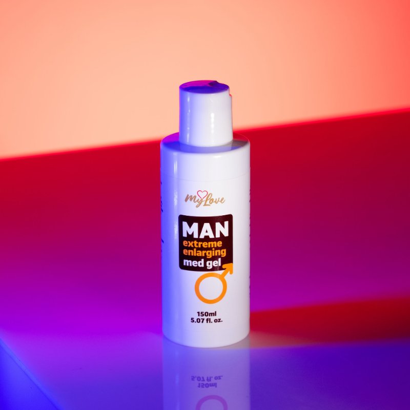 Збільшуючий гель-лубрикант для чоловіків - MyLove Man Extreme Enlarging Med Gel, 150 мл