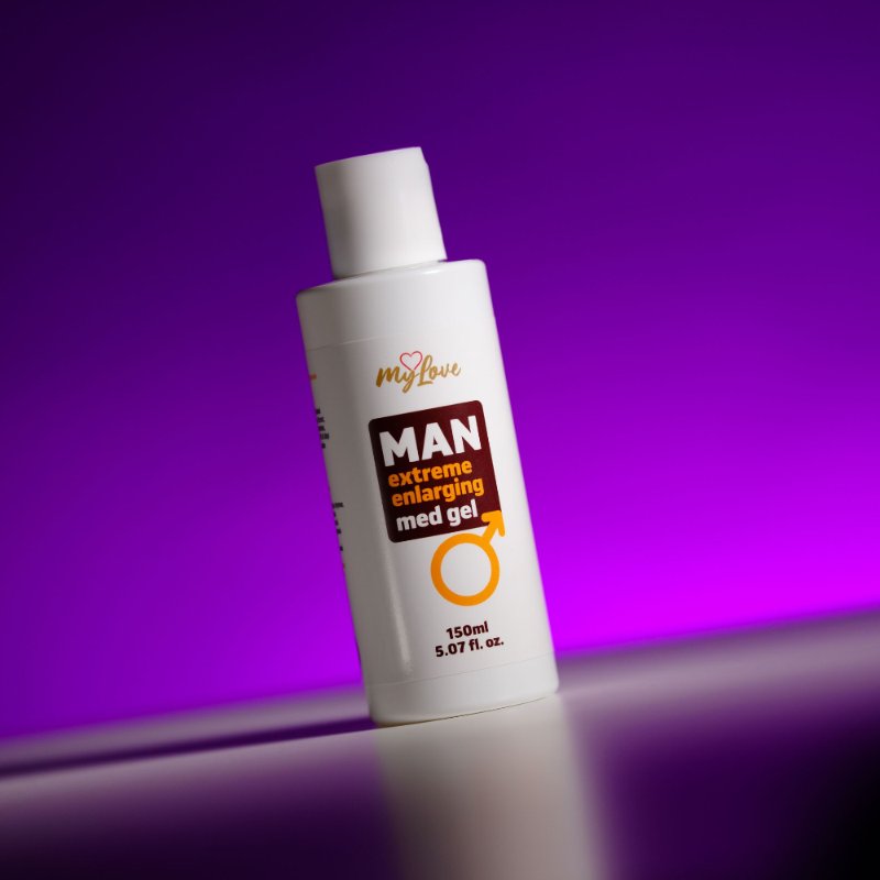 Збільшуючий гель-лубрикант для чоловіків - MyLove Man Extreme Enlarging Med Gel, 150 мл