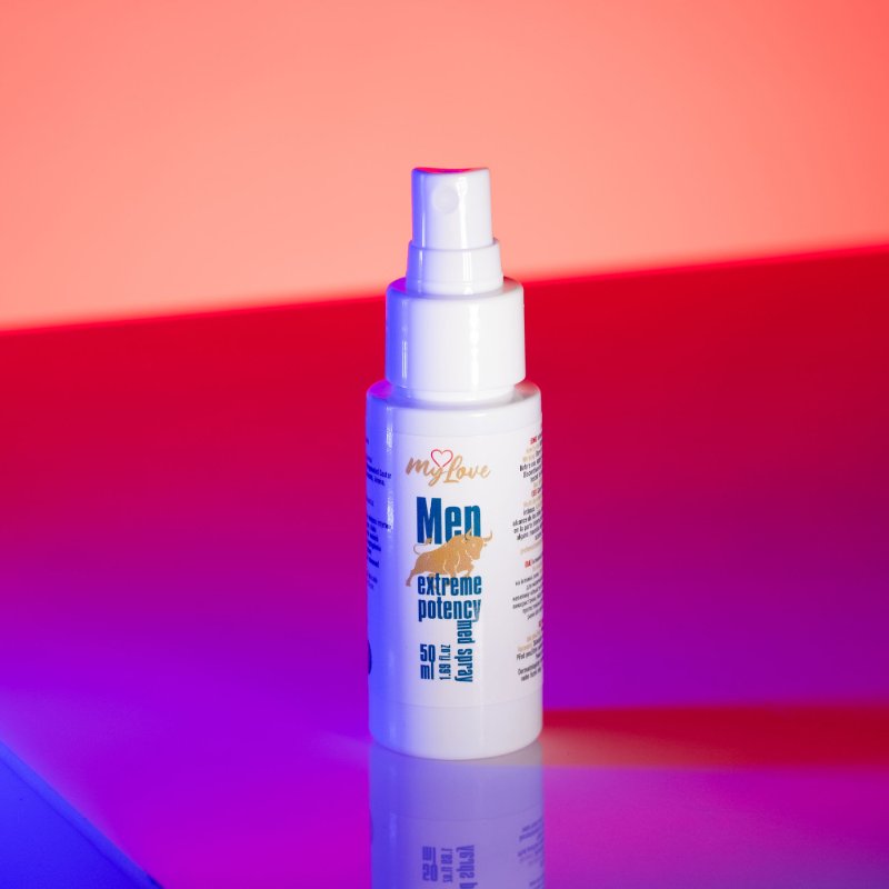 Інтимний спрей-лубрикант для чоловіків - MyLove Man Extreme Potency Med Spray, 50 мл