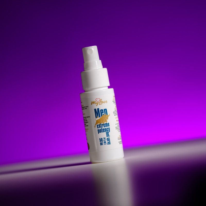 Інтимний спрей-лубрикант для чоловіків - MyLove Man Extreme Potency Med Spray, 50 мл