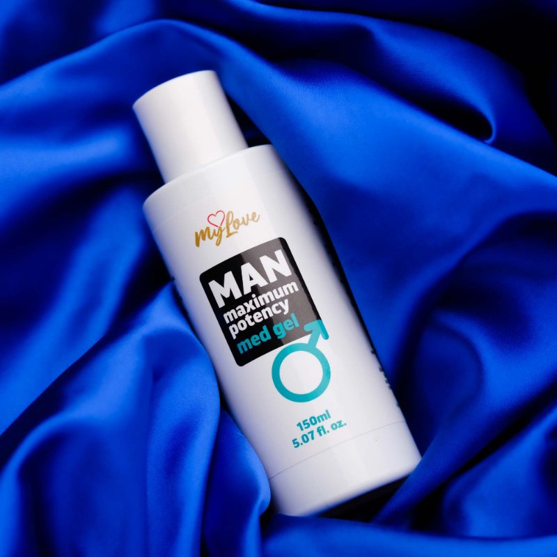 Інтимний гель-лубрикант для чоловіків - MyLove Man Maximum Potency Med Gel, 150 мл