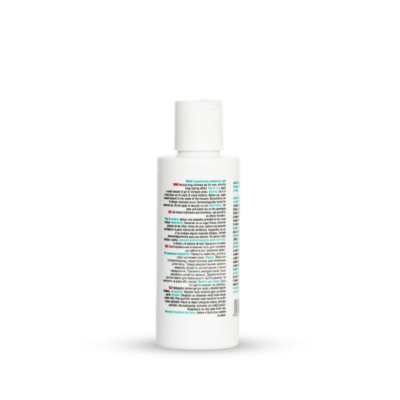 Інтимний гель-лубрикант для чоловіків - MyLove Man Maximum Potency Med Gel, 150 мл