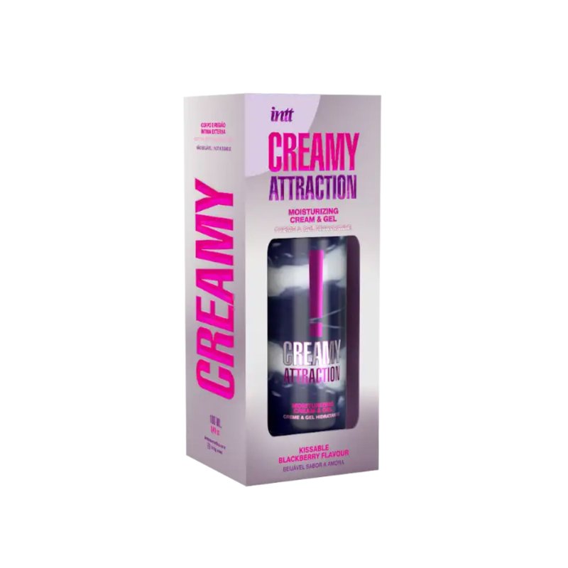 Крем-гель для тіла - Intt Creamy Attraction Blackberry, 100 мл (прим'яте упакування)
