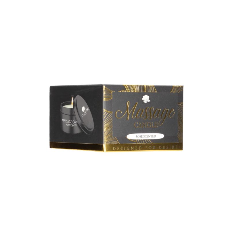 Масажна свічка - Le Desir Erotic Massage Candle Rose Scented, 100 г
