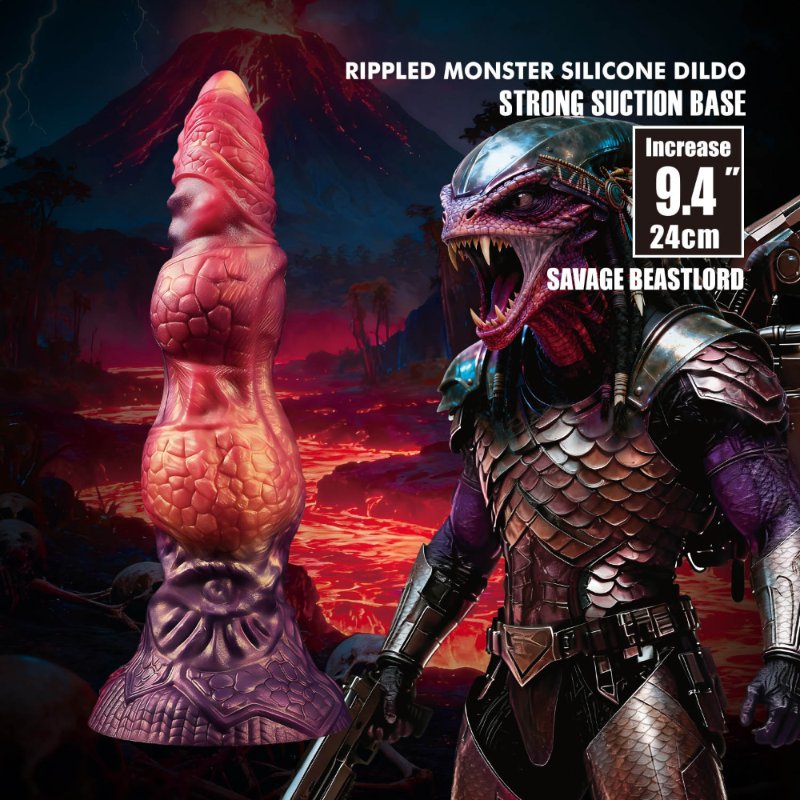 Фентезійний фалоімітатор - Power Monsters Savage Beastlord, 24 см