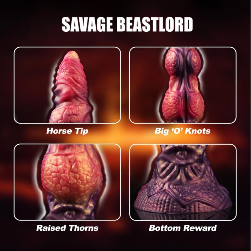 Фентезійний фалоімітатор - Power Monsters Savage Beastlord, 24 см