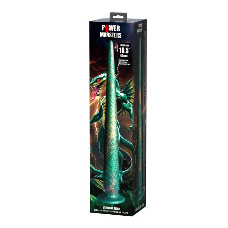 Фентезійний фалоімітатор - Power Monsters Verdant Titan, 47 см