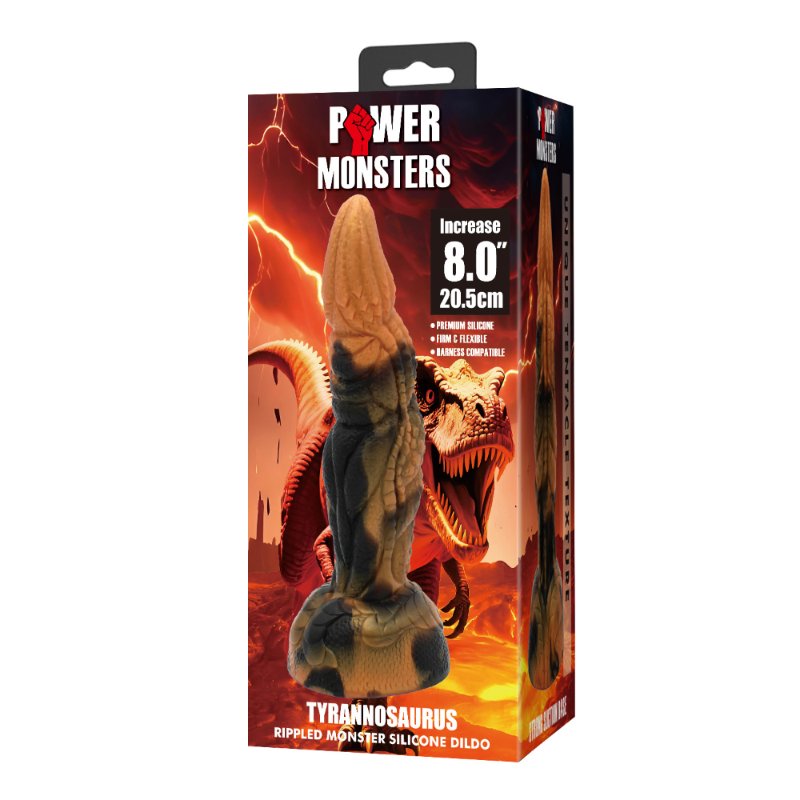 Фентезійний фалоімітатор - Power Monsters Tyrannosaurus, 20.5 см