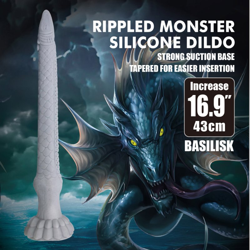 Фентезійний фалоімітатор - Power Monsters Basilisk, 43 см