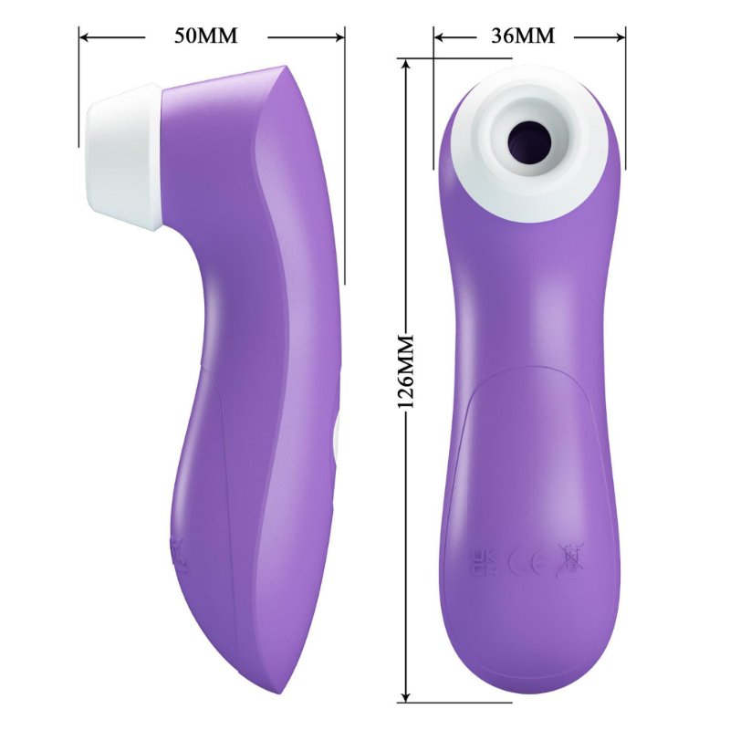 Вакуумний стимулятор - Romance Sucking Pleasure Stimulator Breeze Purple