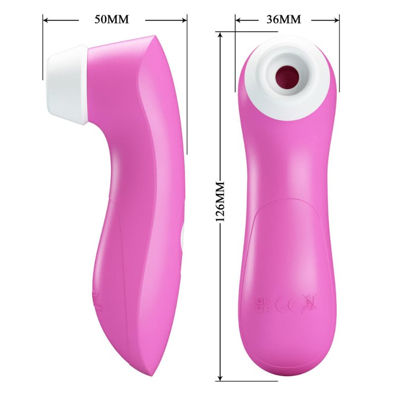 Вакуумний стимулятор - Romance Sucking Pleasure Stimulator Breeze Pink