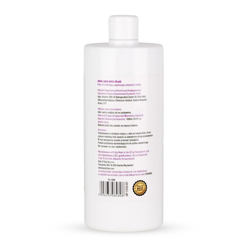 Лубрикант - MyLove Sperm Liquid Water Splash, 1000 мл