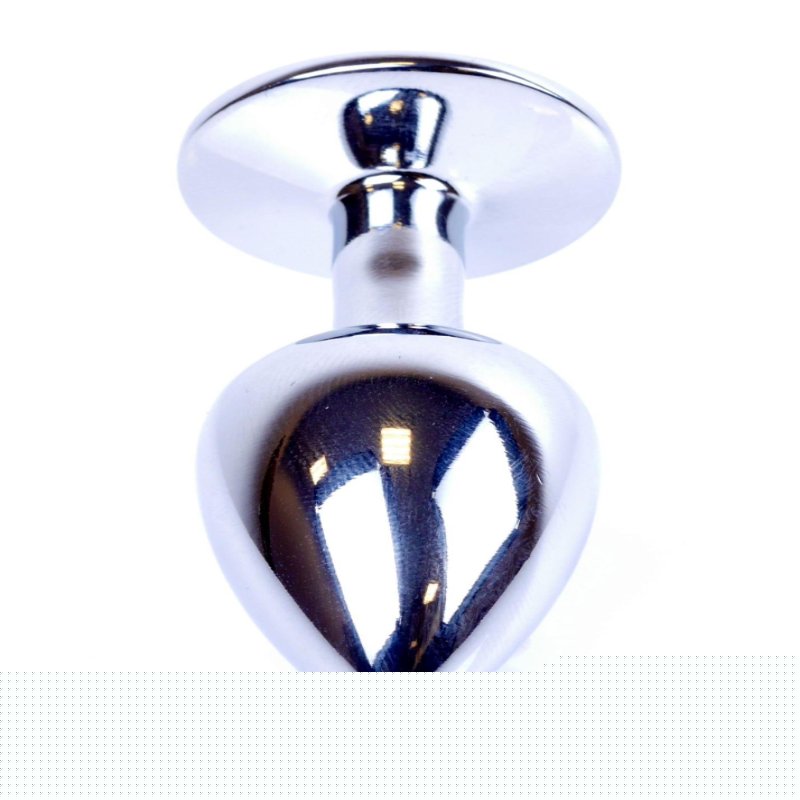 Анальна пробка - Jewellery Silver Plug - Red
