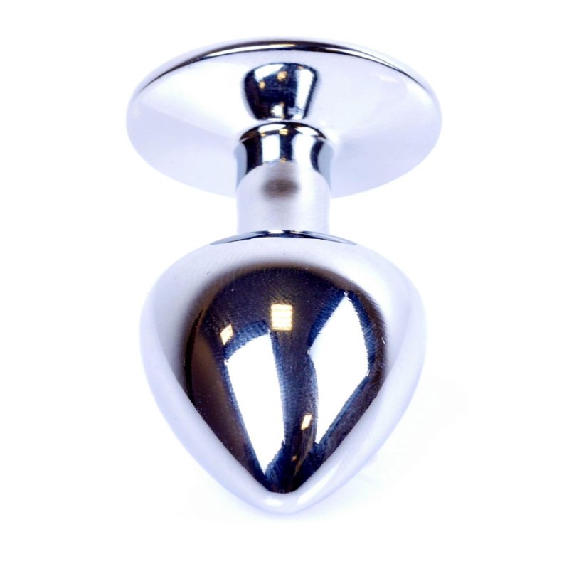 Анальна пробка - Jewellery Silver Plug - Black