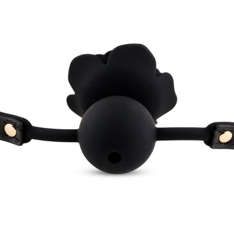 Кляп - Black Rose Ball Gag