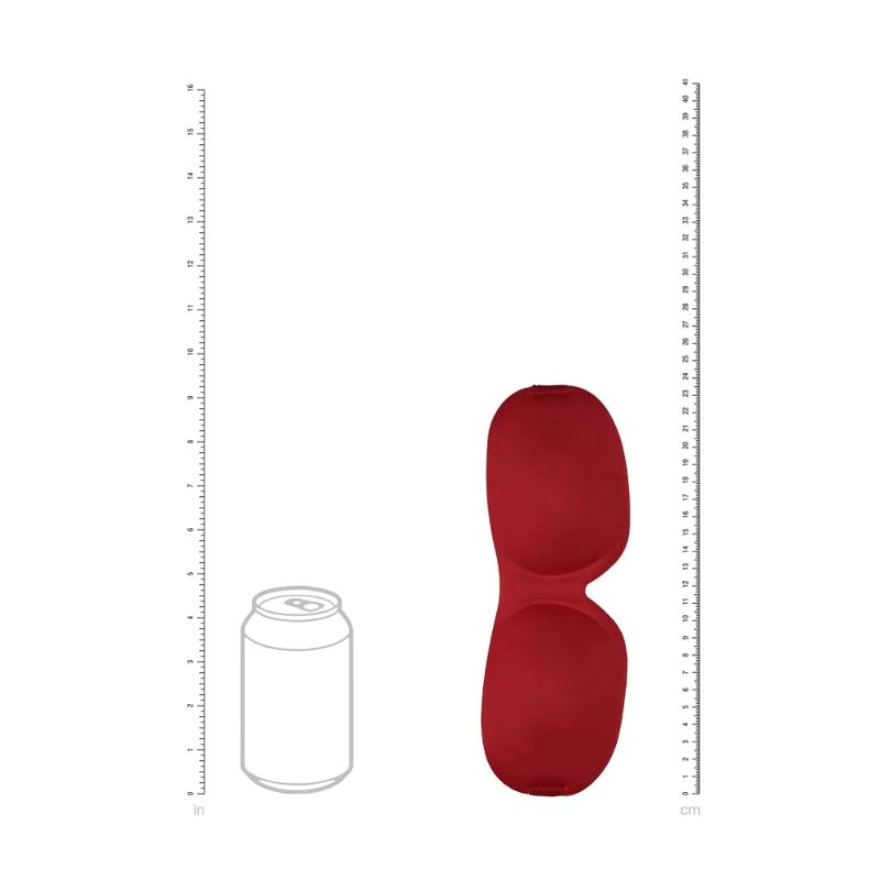Маска на очі - Ouch! 3D Blindfold Red